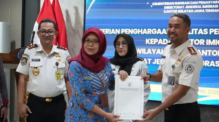 Imigrasi Cilacap Raih Predikat Pelayanan Sangat Baik