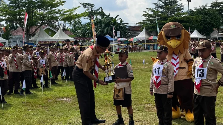 Barung Merah SDN 2 Papringan Raih Juara 1 Pesta Siaga Kwarcab Banyumas