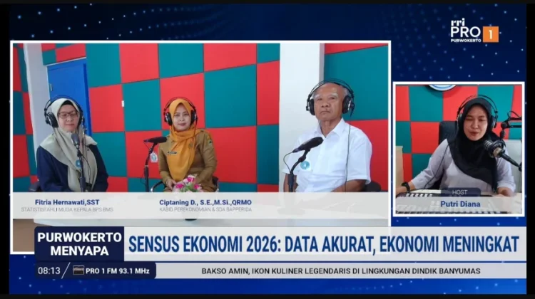 Sensus Ekonomi 2026 Dorong Data Akurat untuk Penguatan Ekonomi Banyumas