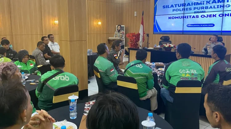 Polres Purbalingga Gelar Silaturahmi dan Jumat Curhat Bersama Pengemudi Ojol