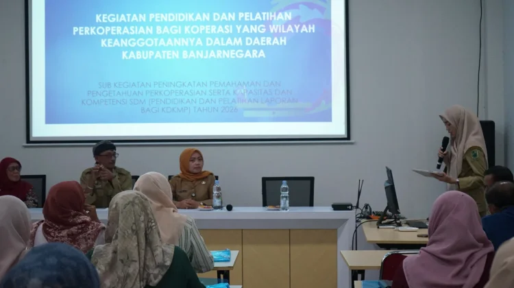 Dinas Indagkop UKM Banjarnegara Lath Pengurus KDKMP Susun Laporan Keuangan