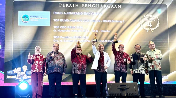 Banyumas Borong 3 Penghargaan dalam Ajang TOP BUMD Awards 2026