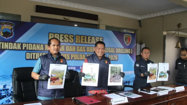 Polda Jateng Bongkar Pengeboran Minyak Ilegal, Tiga Tersangka Diamankan