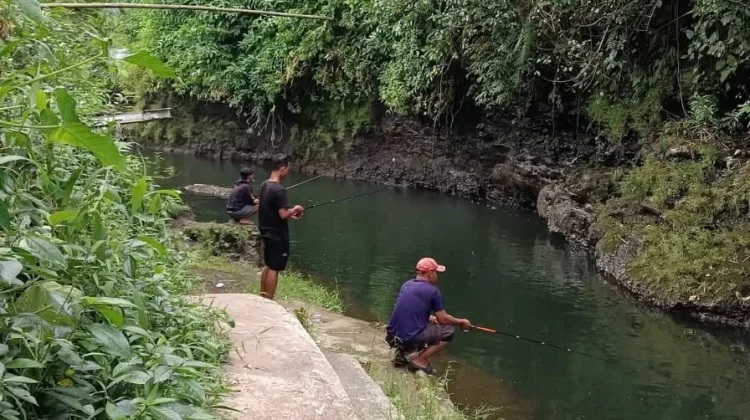 Sungai Jadi Tempat Melepas Penat,  Aktivitas Mancing Kian Digemari