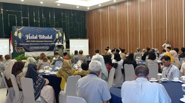 Perkuat Sinergi, BNN Banyumas Hadiri Halalbihalal PHRI
