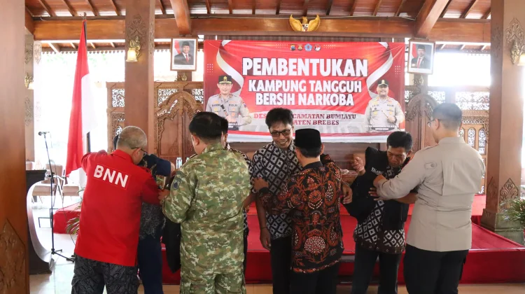 Seluruh Desa di Bumiayu Ditetapkan sebagai Kampung Tangguh Bersih Narkoba