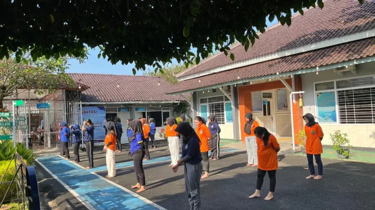 Warga Binaan Rutan Banyumas Rutin Ikuti Senam Berkelanjutan