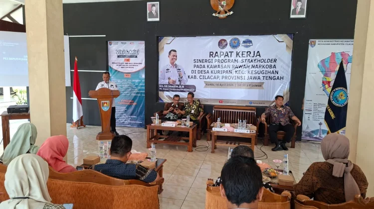 BNN Gelar Rapat Kerja Sinergi di Kesugihan, Berdayakan Masyarakat Rawan Narkoba