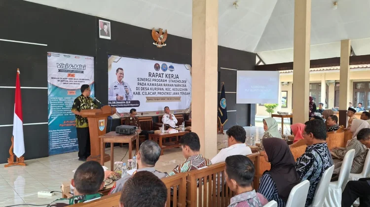 BNN Gelar Rapat Kerja Sinergi di Kesugihan, Berdayakan Masyarakat Rawan Narkoba