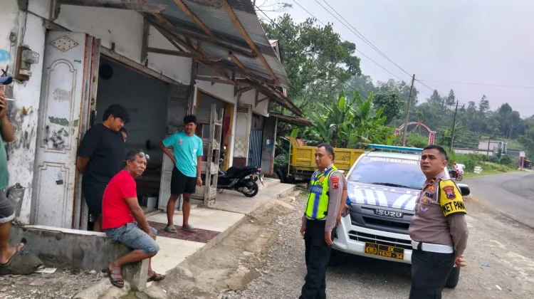 Satlantas Polres Banjarnegara  Gerak Cepat Datangi Korban Dugaan Tabrak Lari