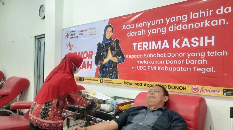 Stok Darah PMI Menipis, Masyarakat Kabupaten Tegal Diajak Donor Darah