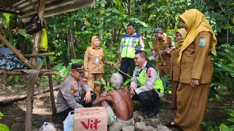 Aksi Peduli, Polisi di Purbalingga Bersama Instansi Terkait Sambangi Tunawisma