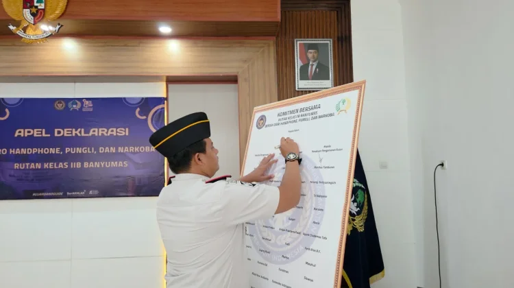 Gelar Deklarasi, Rutan Banyumas Teguhkan Komitmen Zero Halinar