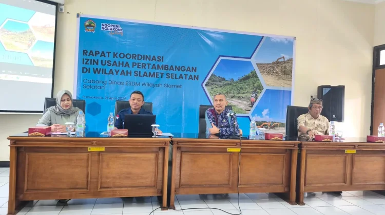 ESDM Dorong Kepatuhan Laporan Produksi dan Reklamasi Tambang di Banyumas-Cilacap
