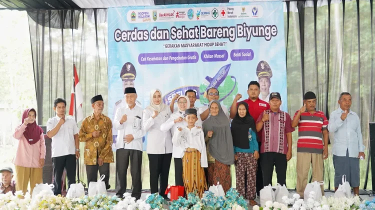 Dekatkan Layanan Kesehatan, Bupati Tinjau Gerakan Masyarakat Hidup Sehat