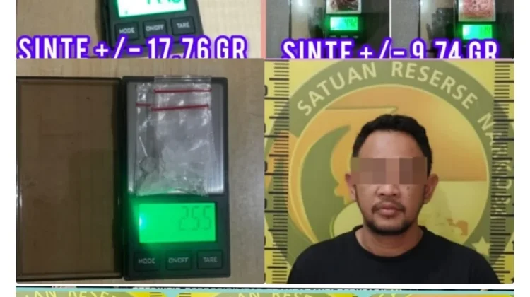 Empat Pelaku Peredaran Sabu dan Tembakau Sintetis Ditangkap Polresta Cilacap