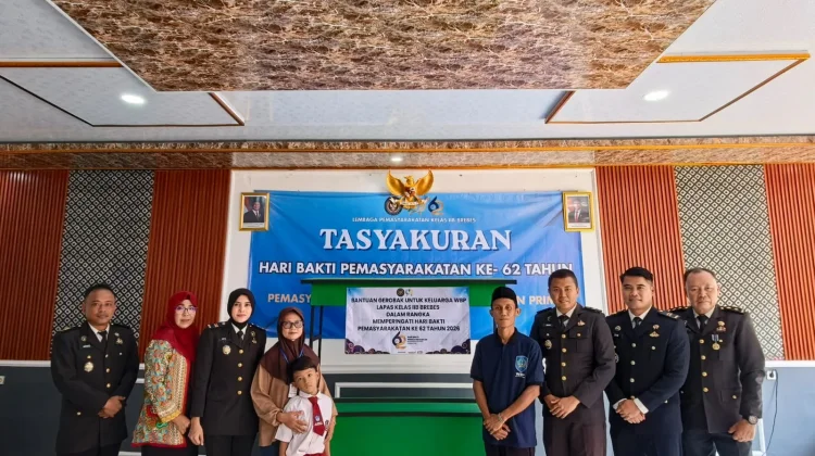 Lapas Brebes Serahkan Bantuan Gerobak Usaha ke Keluarga Warga Binaan