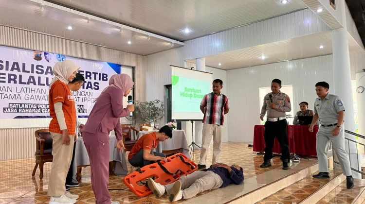 Satlantas Polres Purbalingga Gelar Sosialisasi Tertib Lalu Lintas