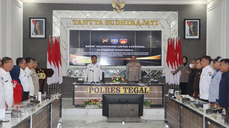 Polres Tegal Gelar Rakor Lintas Sektoral, jelang May Day