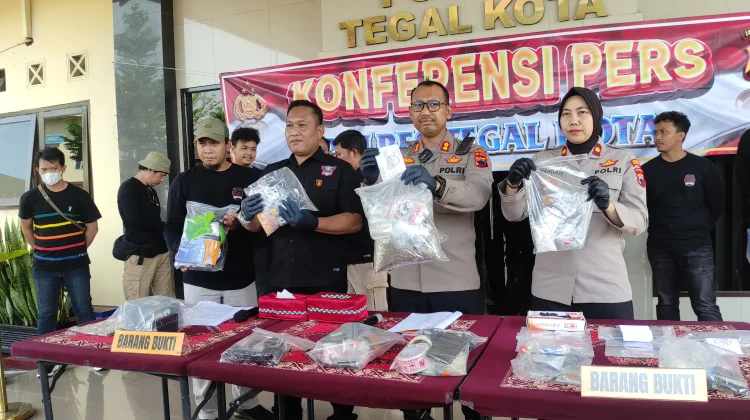 Polres Tegal Kota Berhasil Ungkap Pola Baru Peredaran Narkoba Selama April 2026