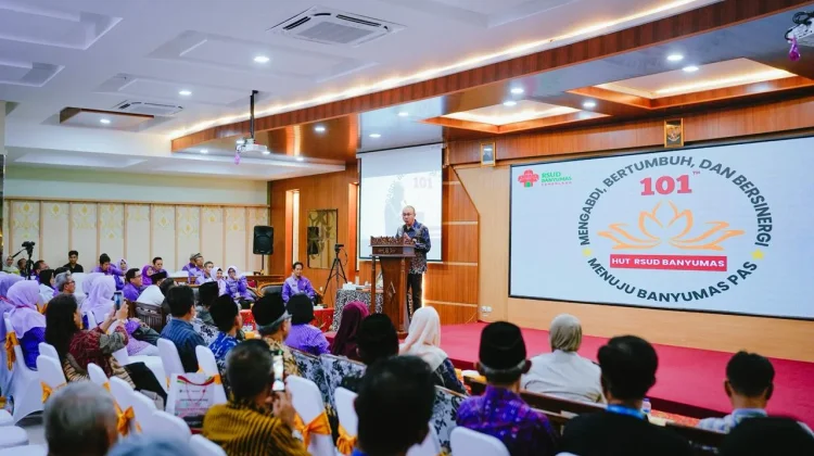 HUT ke-101 RSUD Banyumas, Bupati Tekankan Evaluasi dan Penguatan Tata Kelola