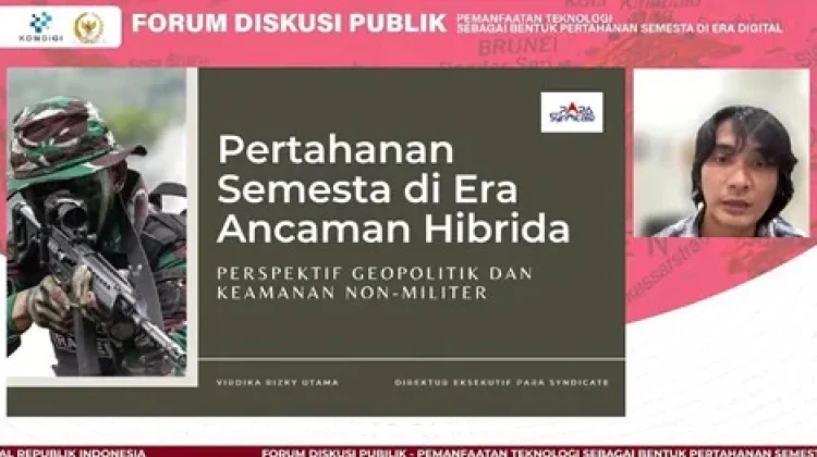 Teknologi Jadi Pilar Pertahanan Semesta di Era Digital