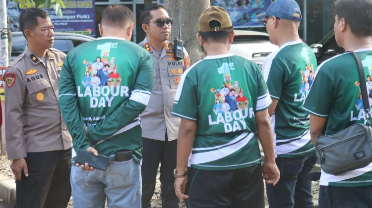 Kapolres Tegal Pimpin Lansung Pengamanan May Day Fiesta 2026