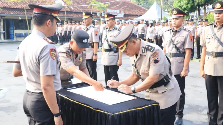 Polres Tegal Laksanakan Rotasi Jabatan, Perkuat Kinerja dan Pelayanan Publik