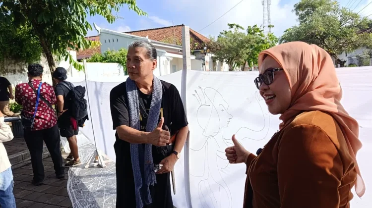 Meriahkan Banyumas Ngibing 2026, 50 Pelukis Berkolaborasi Lukis Mural 116 Meter