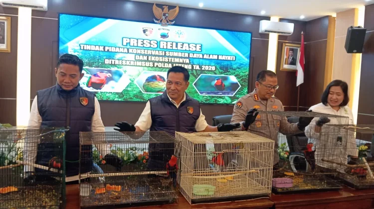 Perdagangan Satwa Liar Akibatkan Kerusakan Lingkungan, Polda Jateng Tindak Tegas