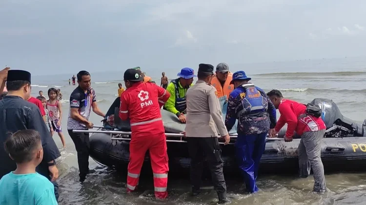 Satpolairud Polres Tegal Bantu Evakuasi Jenazah ABK yang Meninggal di Laut