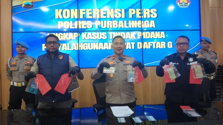 Polres Purbalingga Bongkar Penjualan Obat Terlarang Berkedok Warmindo