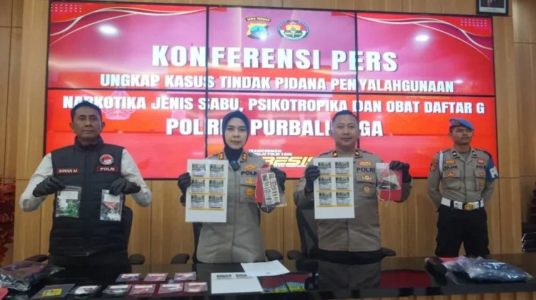 Polres Purbalingga Ungkap Dua Kasus Penyalahgunaan Narkoba