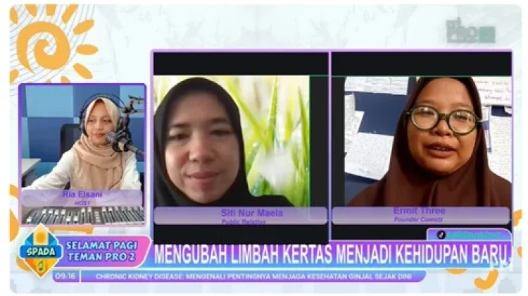 Mengubah Limbah Kertas Menjadi Kehidupan Baru: Sampah yang Berbicara lewat Karya