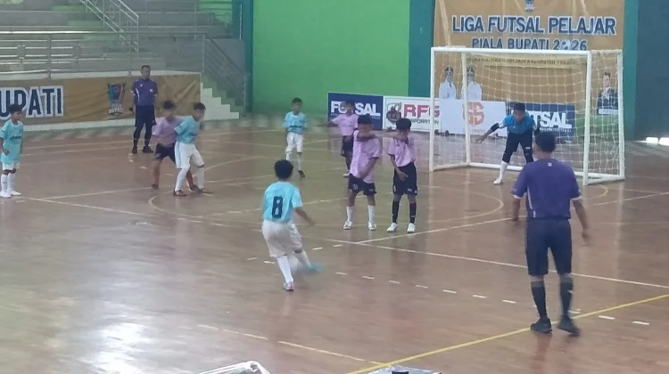 18 Tim Futsal SD/MI ikuti Liga Futsal Pelajar Kabupaten Tegal 2026