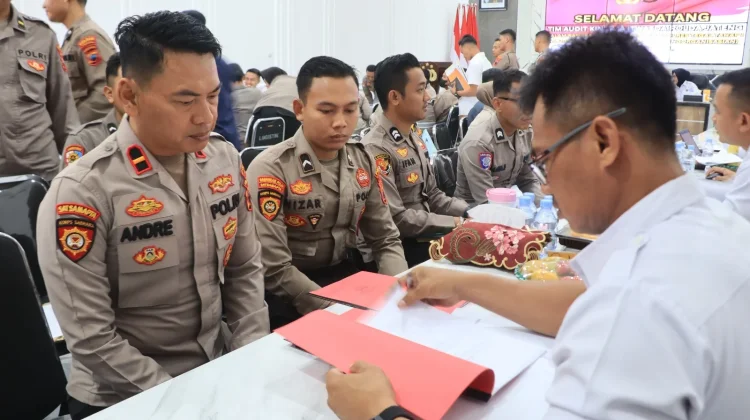 Itwasda Polda Jateng Gelar Audit di Polres Tegal