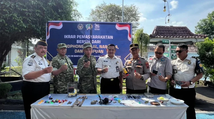 Komitmen Bebas Narkoba, Rutan Banyumas Gelar Tes Urin
