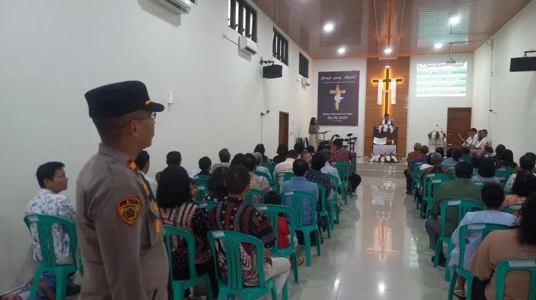 Polri Amankan Ibadah Kenaikan Isa Almasih, Situasi Kabupaten Tegal Kondusif
