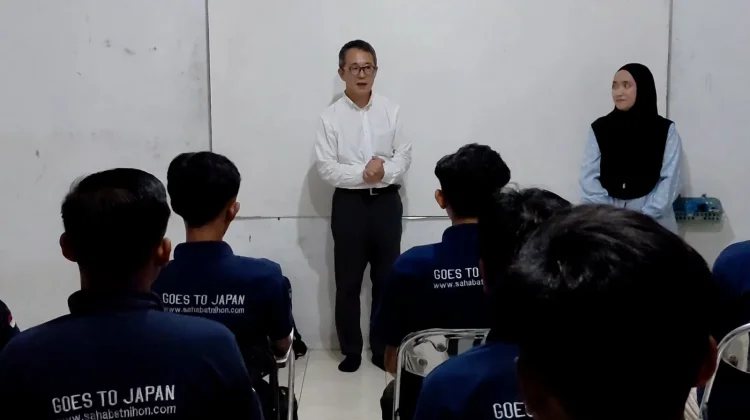 Penyalur Kerja Jepang Terkesan Kemampuan Bahasa Siswa LPK Nihon Banjarnegara