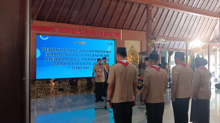Pengurus Pramuka Kwarcab Banyumas Periode 2026-2031 Resmi Dilantik