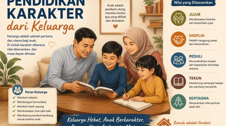 Pendidikan Karakter dan Kolaborasi Keluarga