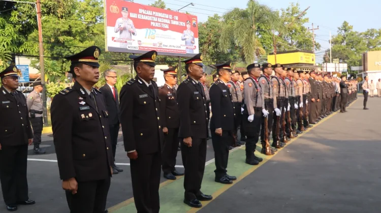 Polres Tegal Gelar Upacara Hari Kebangkitan Nasional ke-118