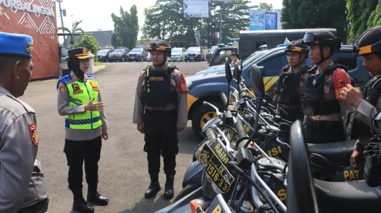 Polres Purbalingga Gelar Apel Kesiapan & Peralatan Antisipasi Situasi Kontijensi