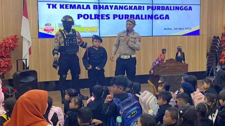 Polres Purbalingga Sambut Kunjungan Siswa dengan Kegiatan Menyenangkan