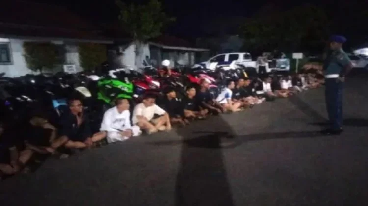 Operasi Gabungan di Cilacap: 32 Motor Knalpot Brong Diamankan