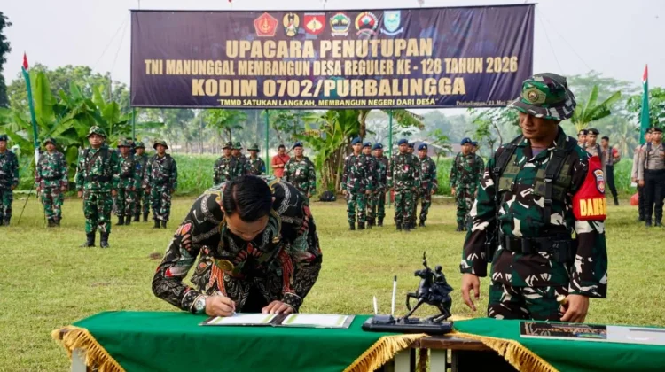 TMMD Krangean Purbalingga Bangun Jalan dan RTLH