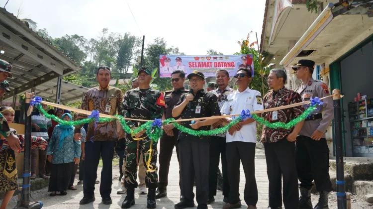 TMMD Sengkuyung Desa Lawen Resmi Ditutup,Warga: Jalan ke Sirongge Sekarang Sudah Ok