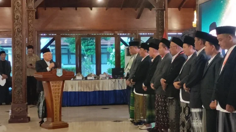 Wapres RI ke-13 K.H. Ma'ruf Amin Lantik FORMULA Tegal Raya, Tekankan Tanggung Jawab