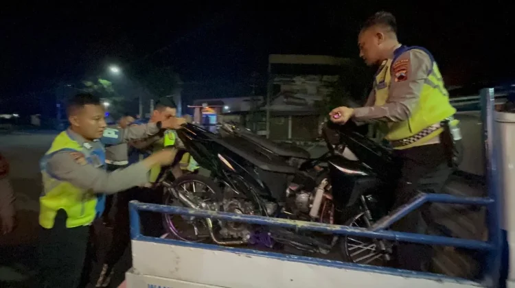 Polres Purbalingga Gelar Patroli Antisipasi Balap Liar, 20 Motor Diamankan