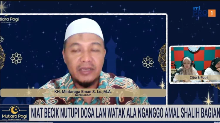 Niat baik dapat menutupi dosa dan sifat buruk melalui amal saleh